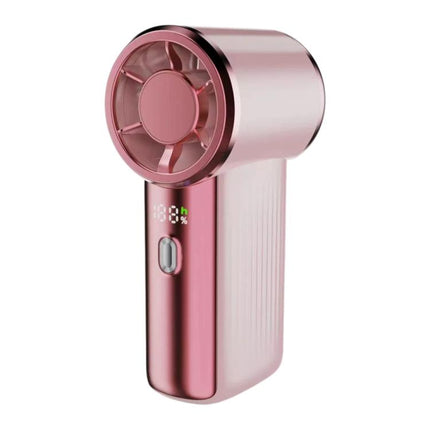 F9 Handheld High-Speed Turbo Mini Fan with Digital Display