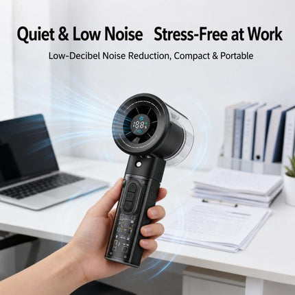F3 High-speed Handheld Cooling Mini Fan with Stepless Speed Control