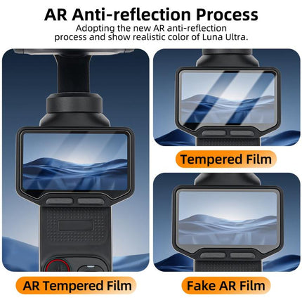 Sunnylife Lens Screen Protector AR Anti-ReflectionTempered Glass Film, For Insta360 Luna Ultra