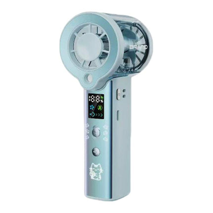 F1 Portable Silent Turbo Spray Cooling Handheld Fan