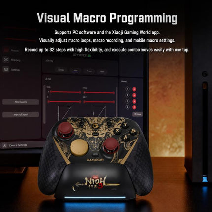 GameSir G7 Pro 8K Bluetooth Wired Wireless Tri-Mode Game Controller, Nioh 3 Collab Edition, Champion Collab Edition