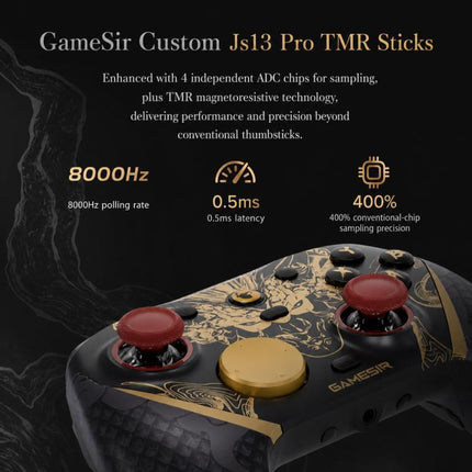 GameSir G7 Pro 8K Bluetooth Wired Wireless Tri-Mode Game Controller, Nioh 3 Collab Edition, Champion Collab Edition