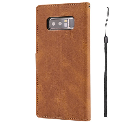 Fantasy Classic Skin-feel Calfskin Texture Magnetic Buckle Horizontal Flip PU Leather Case with Holder & Card Slot & Wallet, For Samsung Galaxy Note 8, For Samsung Galaxy Note9, For Samsung Galaxy Note10, For Samsung Galaxy Note 10 Lite                ...