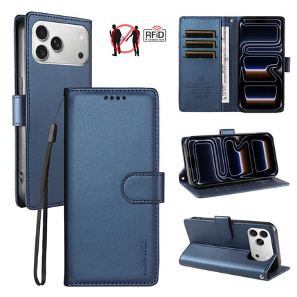 BETOPNICE Pearlescent RFID Vegan Leather Phone Case with Strap, For iPhone 17 Pro Max, For iPhone 17 Pro, For iPhone 17, For iPhone Air