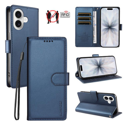 BETOPNICE Pearlescent RFID Vegan Leather Phone Case with Strap, For iPhone 17 Pro Max, For iPhone 17 Pro, For iPhone 17, For iPhone Air