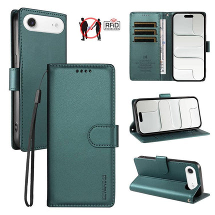 BETOPNICE Pearlescent RFID Vegan Leather Phone Case with Strap, For iPhone 17 Pro Max, For iPhone 17 Pro, For iPhone 17, For iPhone Air