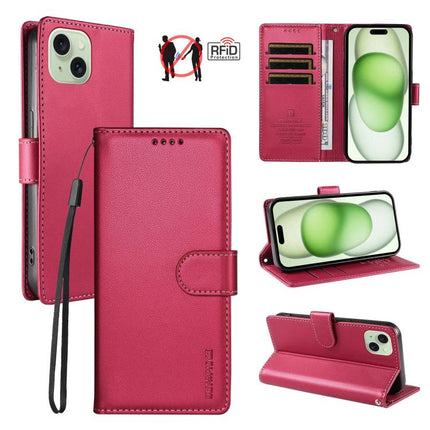 BETOPNICE Pearlescent RFID Vegan Leather Phone Case with Strap, For iPhone 15 Pro Max, For iPhone 15 Pro, For iPhone 15 Plus, For iPhone 15