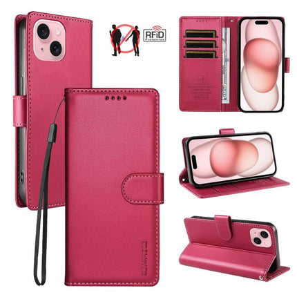 BETOPNICE Pearlescent RFID Vegan Leather Phone Case with Strap, For iPhone 15 Pro Max, For iPhone 15 Pro, For iPhone 15 Plus, For iPhone 15