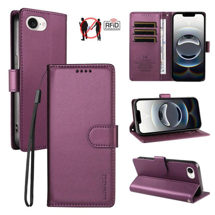 BETOPNICE Pearlescent RFID Vegan Leather Phone Case with Strap, For iPhone 18, For iPhone 18 Pro, For iPhone 18 Pro Max, For iPhone 17e / 16e