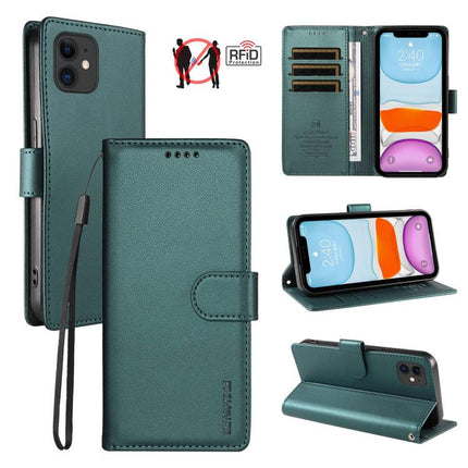 BETOPNICE Pearlescent RFID Vegan Leather Phone Case with Strap, For iPhone 11 Pro Max, For iPhone 11, For iPhone XR, For iPhone XS Max