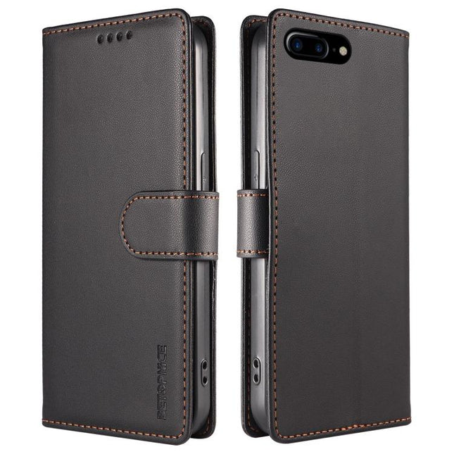 BETOPNICE Pearlescent RFID Vegan Leather Phone Case with Strap, For iPhone 8 Plus / 7 Plus