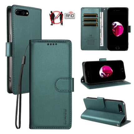 BETOPNICE Pearlescent RFID Vegan Leather Phone Case with Strap, For iPhone 8 Plus / 7 Plus