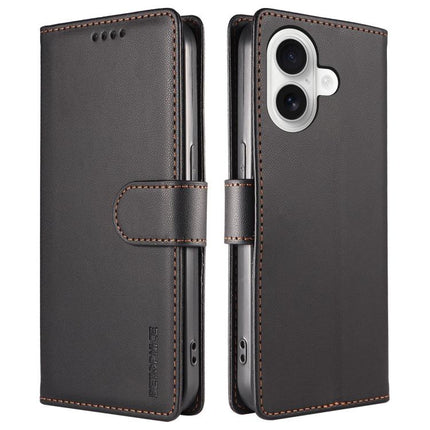 BETOPNICE Pearlescent RFID Vegan Leather Phone Case with Strap, For iPhone 18, For iPhone 18 Pro, For iPhone 18 Pro Max, For iPhone 17e / 16e