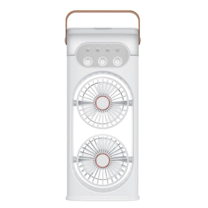 SL617 Dual-Head Humidifier Spray Cooling Fan
