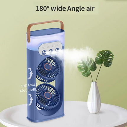 SL617 Dual-Head Humidifier Spray Cooling Fan