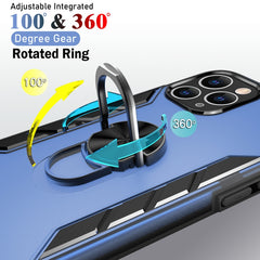 Magnetische, mattierte PC- und matte TPU-Stoßschutzhülle mit Ringhalterung, für iPhone 11 Pro, für iPhone 11, für iPhone 11 Pro Max, für iPhone XS / X, für iPhone XS Max