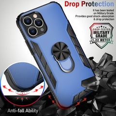 Magnetische, mattierte PC- und matte TPU-Stoßschutzhülle mit Ringhalterung, für iPhone 11 Pro, für iPhone 11, für iPhone 11 Pro Max, für iPhone XS / X, für iPhone XS Max