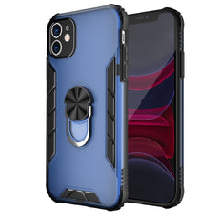 Magnetische, mattierte PC- und matte TPU-Stoßschutzhülle mit Ringhalterung, für iPhone 11 Pro, für iPhone 11, für iPhone 11 Pro Max, für iPhone XS / X, für iPhone XS Max