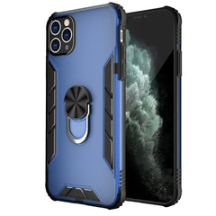 Magnetische, mattierte PC- und matte TPU-Stoßschutzhülle mit Ringhalterung, für iPhone 11 Pro, für iPhone 11, für iPhone 11 Pro Max, für iPhone XS / X, für iPhone XS Max