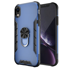 Magnetische, mattierte PC- und matte TPU-Stoßschutzhülle mit Ringhalterung, für iPhone XR, für Samsung Galaxy Note20, für Samsung Galaxy Note20 Ultra