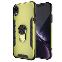 Magnetische, mattierte PC- und matte TPU-Stoßschutzhülle mit Ringhalterung, für iPhone XR, für Samsung Galaxy Note20, für Samsung Galaxy Note20 Ultra