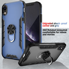 Magnetische, mattierte PC- und matte TPU-Stoßschutzhülle mit Ringhalterung, für iPhone XR, für Samsung Galaxy Note20, für Samsung Galaxy Note20 Ultra