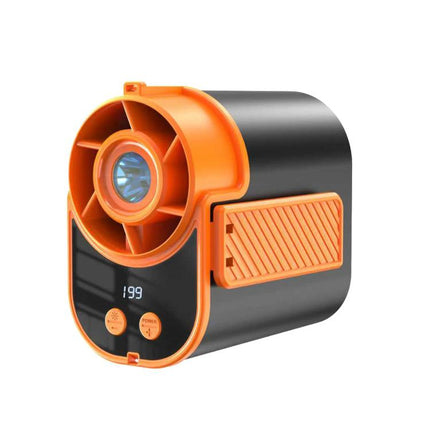 DF-95 Outdoor Portable Mini LED Digital Display Waist Clip Cooling Fan