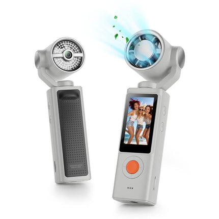 F21 1.97 inch IPS Screen 1080P HD Handheld Vlog Video Camera with Fan