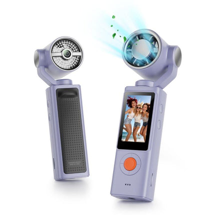 F21 1.97 inch IPS Screen 1080P HD Handheld Vlog Video Camera with Fan
