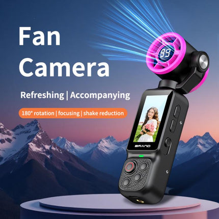 LK-035 Fan Gimbal Pocket Camera 1.97 inch 1080P HD Vlog Video Cam