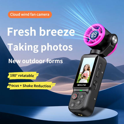 LK-035 Fan Gimbal Pocket Camera 1.97 inch 1080P HD Vlog Video Cam