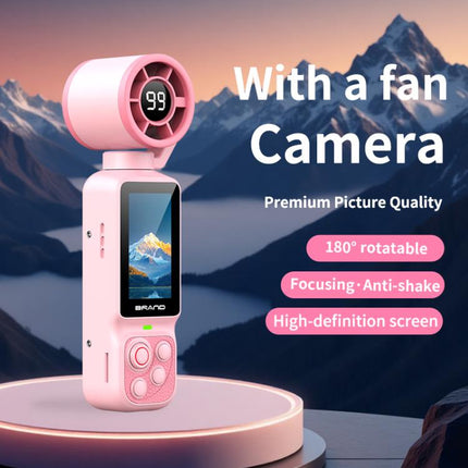 LK-035 Fan Gimbal Pocket Camera 1.97 inch 1080P HD Vlog Video Cam