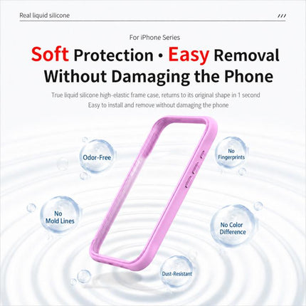 Phone Silicone Frame Bumper, For iPhone 18, For iPhone 18 Pro, For iPhone 18 Pro Max, For iPhone 17 Pro Max