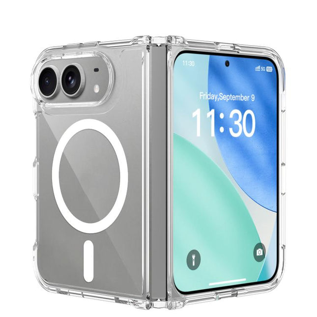 Scratch-proof Acrylic 2.0mm Crystal Magnetic Phone Case, For iPhone Duo