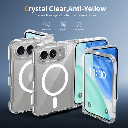 Scratch-proof Acrylic 2.0mm Crystal Magnetic Phone Case, For iPhone Duo