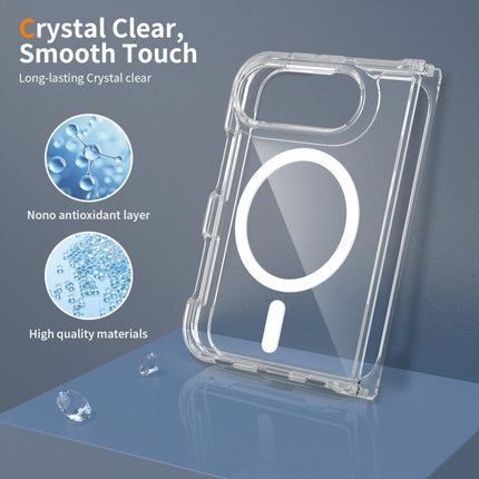 Scratch-proof Acrylic 2.0mm Crystal Magnetic Phone Case, For iPhone Duo