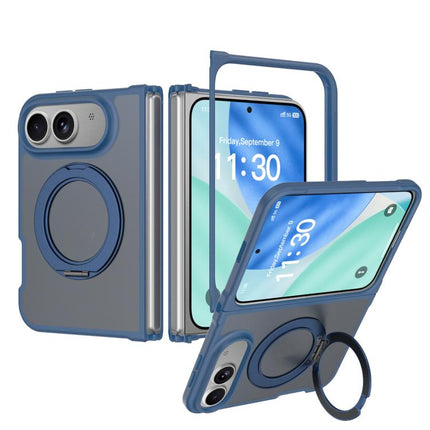 Skin Feel Rotating Holder Magnetic Phone Case, For iPhone Duo