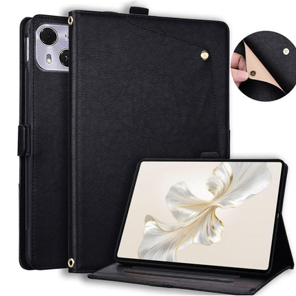 Front Pocket Business Vegan Leather Tablet Case, For Tecno Megapad SE 2 9.7, For Tecno Megapad 2 11 2026, For Tecno Megapad Pro 12