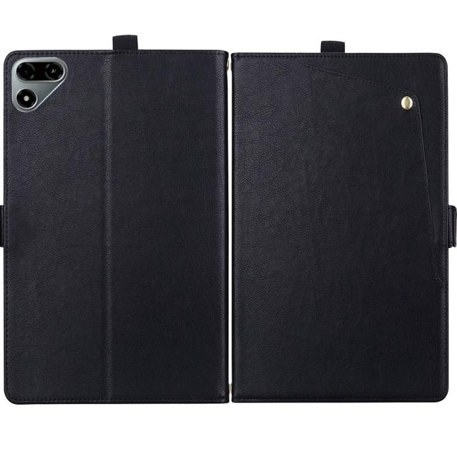 Front Pocket Business Vegan Leather Tablet Case, For Tecno Megapad SE 2 9.7, For Tecno Megapad 2 11 2026, For Tecno Megapad Pro 12