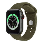 For Apple Watch Series 7 41mm / 6 & SE & 5 & 4 40mm / 3 & 2 & 1 38mm / Dark Olive Green
