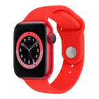 For Apple Watch Series 7 41mm / 6 & SE & 5 & 4 40mm / 3 & 2 & 1 38mm / Red