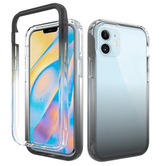 Stoßfeste, hochtransparente, zweifarbige, allmählich wechselnde PC+TPU-Schutzhülle in Bonbonfarben, für iPhone 12 mini, für iPhone 12/12 Pro, für iPhone 12 Pro Max