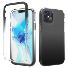 Stoßfeste, hochtransparente, zweifarbige, allmählich wechselnde PC+TPU-Schutzhülle in Bonbonfarben, für iPhone 12 mini, für iPhone 12/12 Pro, für iPhone 12 Pro Max