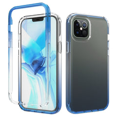 Stoßfeste, hochtransparente, zweifarbige, allmählich wechselnde PC+TPU-Schutzhülle in Bonbonfarben, für iPhone 12 mini, für iPhone 12/12 Pro, für iPhone 12 Pro Max