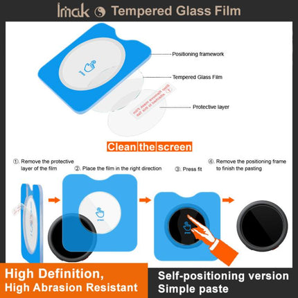imak H Series Tempered Glass Film, Self-Positioning Version, For Insta360 Mic Pro