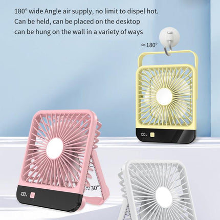 SL615 Thin Body Digital Display Desktop Cooling Fan