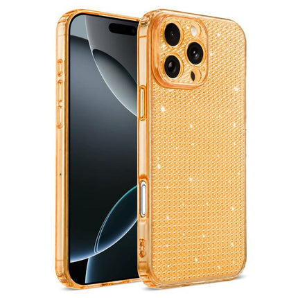 Sparkling Diamond Glitter Airbag Phone Case, For iPhone 17 Pro, For iPhone 17, For iPhone 16 Pro Max, For iPhone 16 Pro