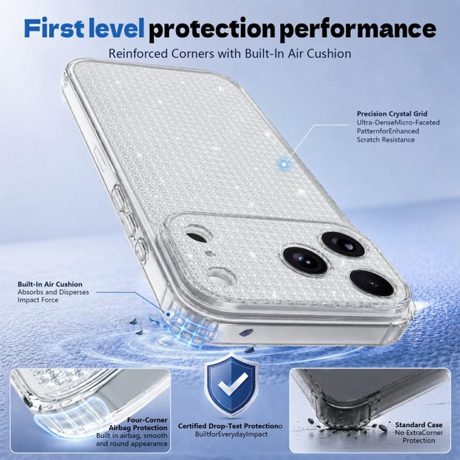 Sparkling Diamond Glitter Airbag Phone Case, For iPhone 12 Pro, For iPhone 11 Pro Max, For iPhone 11, For iPhone 11 Pro