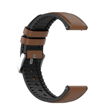 20mm Silicone Leather Replacement Strap Watchband for Samsung Galaxy Watch 3 41mm, For Samsung Galaxy Watch 3 41mm