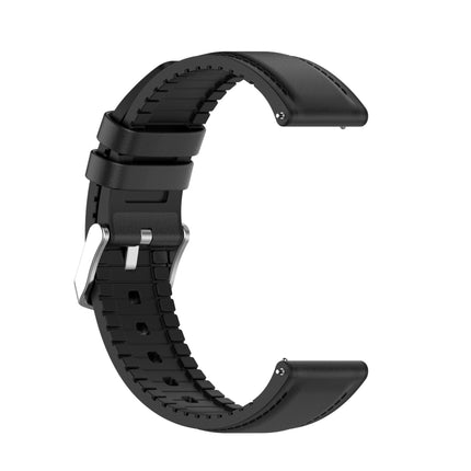 22mm Silicone Leather Replacement Strap Watchband for Samsung Galaxy Watch 3 45mm, For Samsung Galaxy Watch 3 45mm